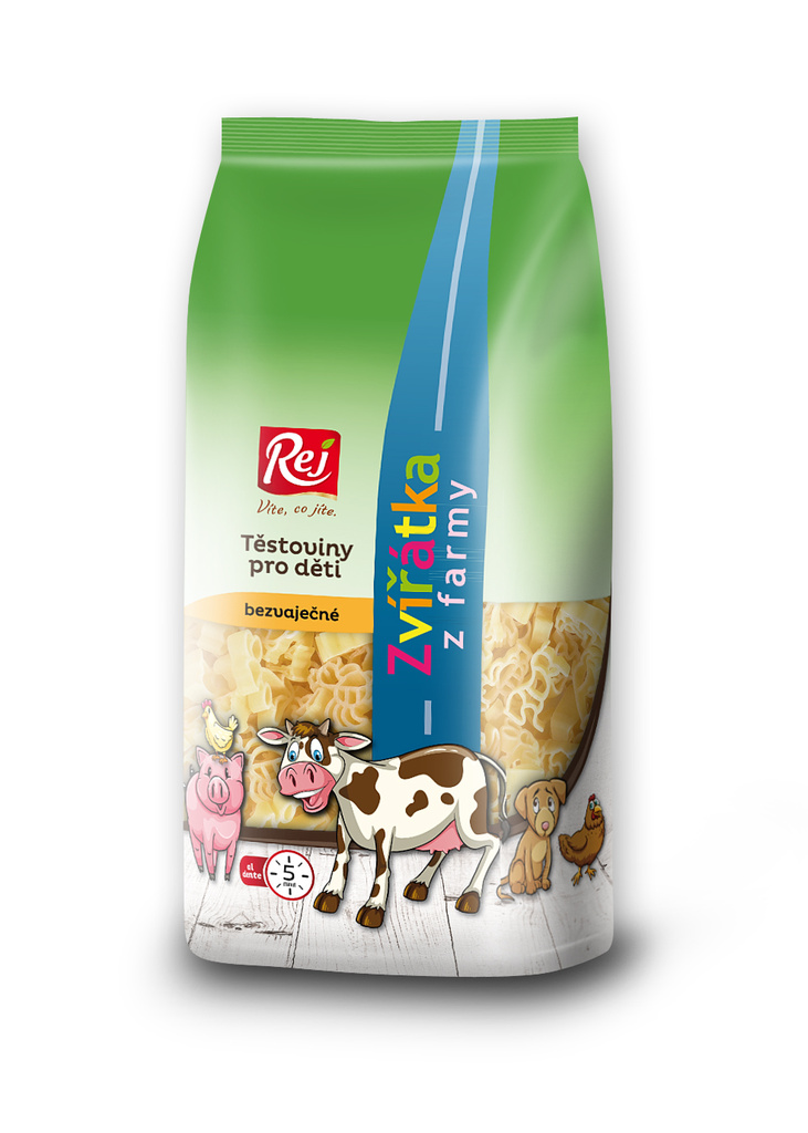 Těstoviny Zvířátka 400g bezvaječné