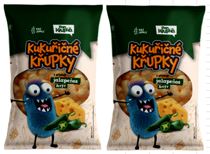 DUOPACK Křupky jalapenos