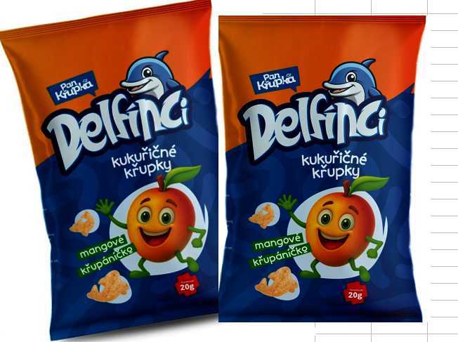 DUOPACK Delfínci mango