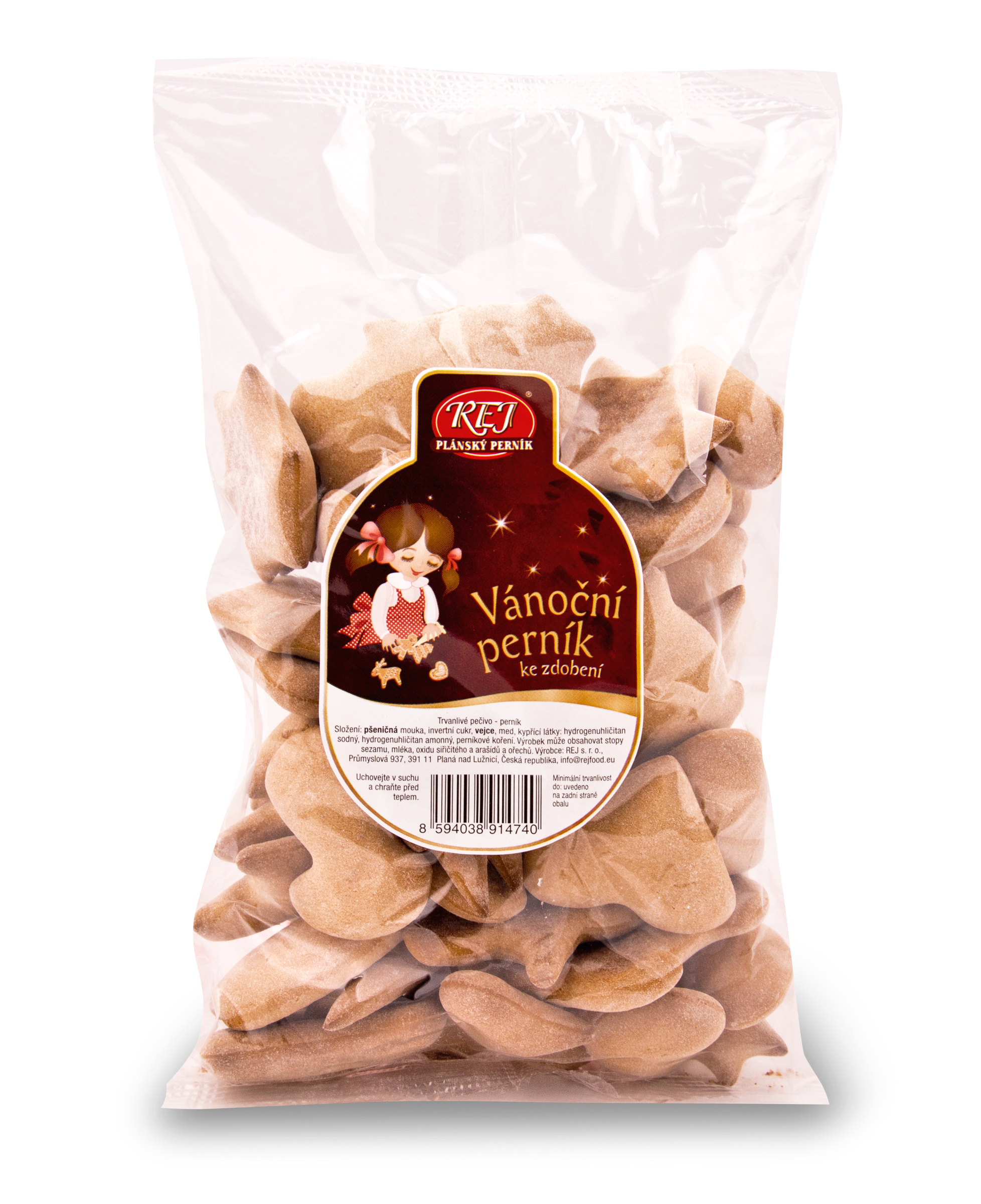 Perník vánoční ke zdobení 200g