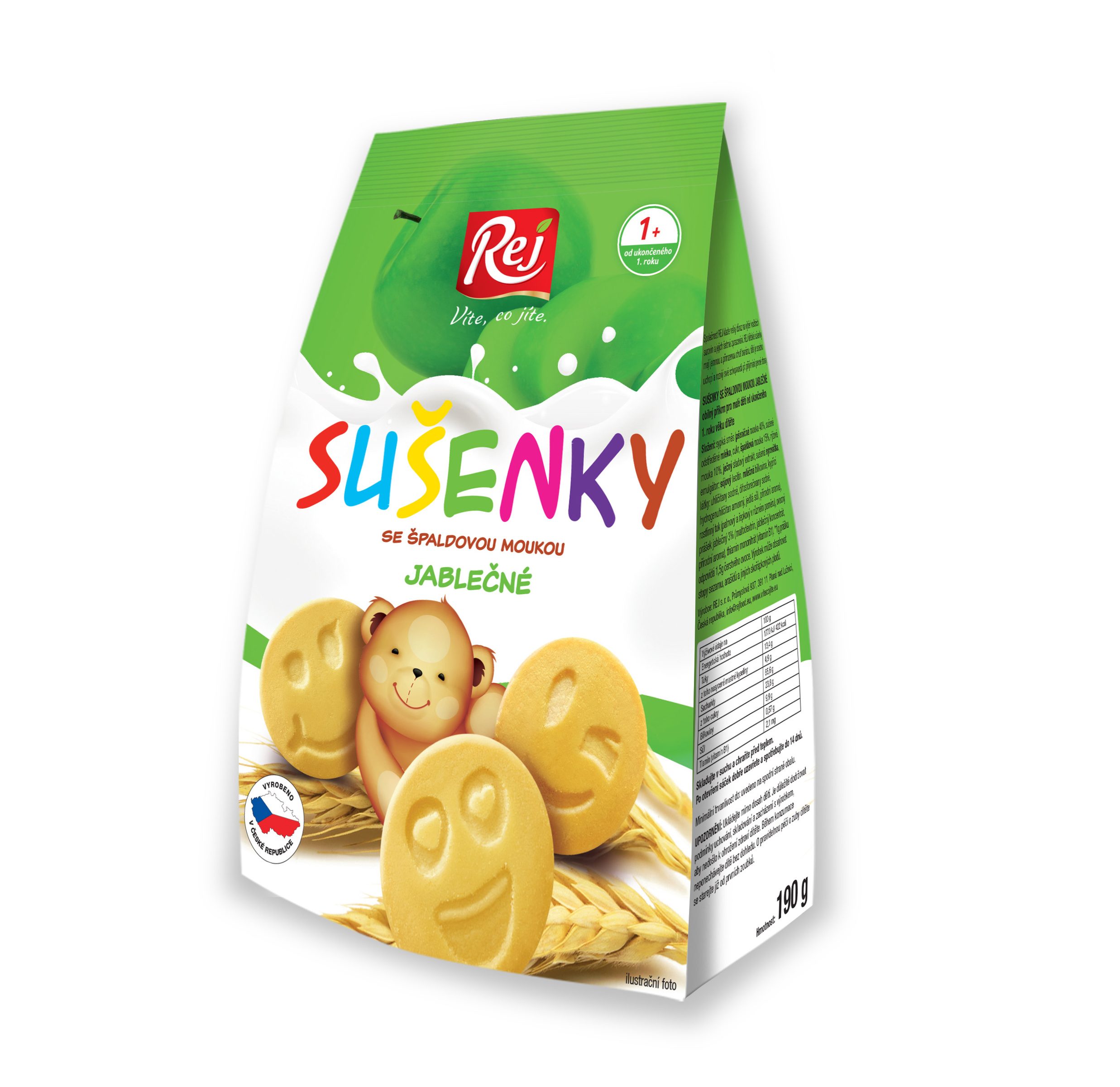 Sušenky dětské jablečné 190g