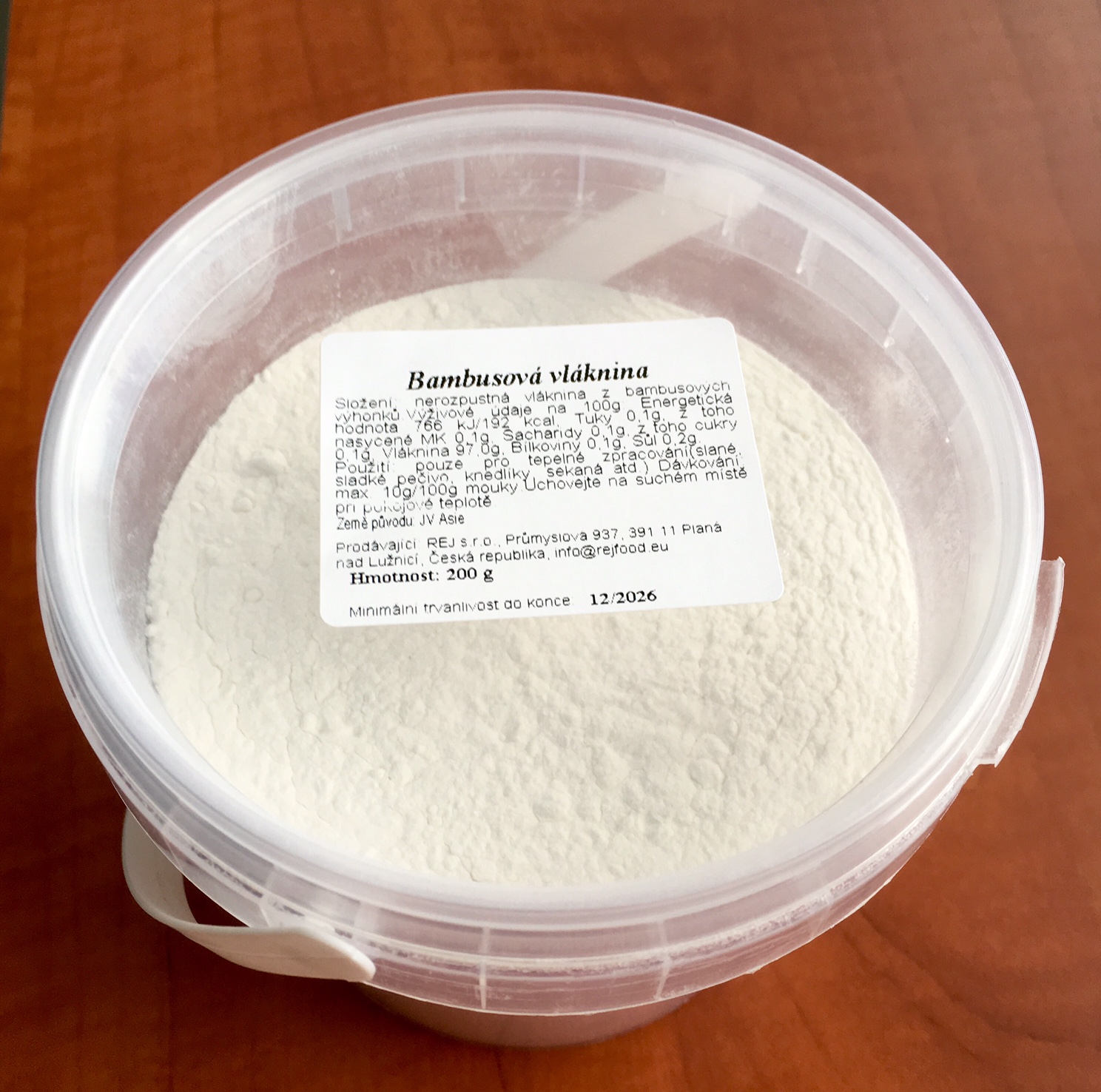 Bambusová vláknina 200g 