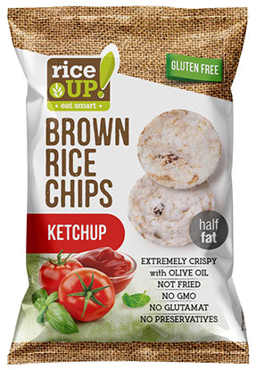 Rýžové chipsy s kečupem 60 g