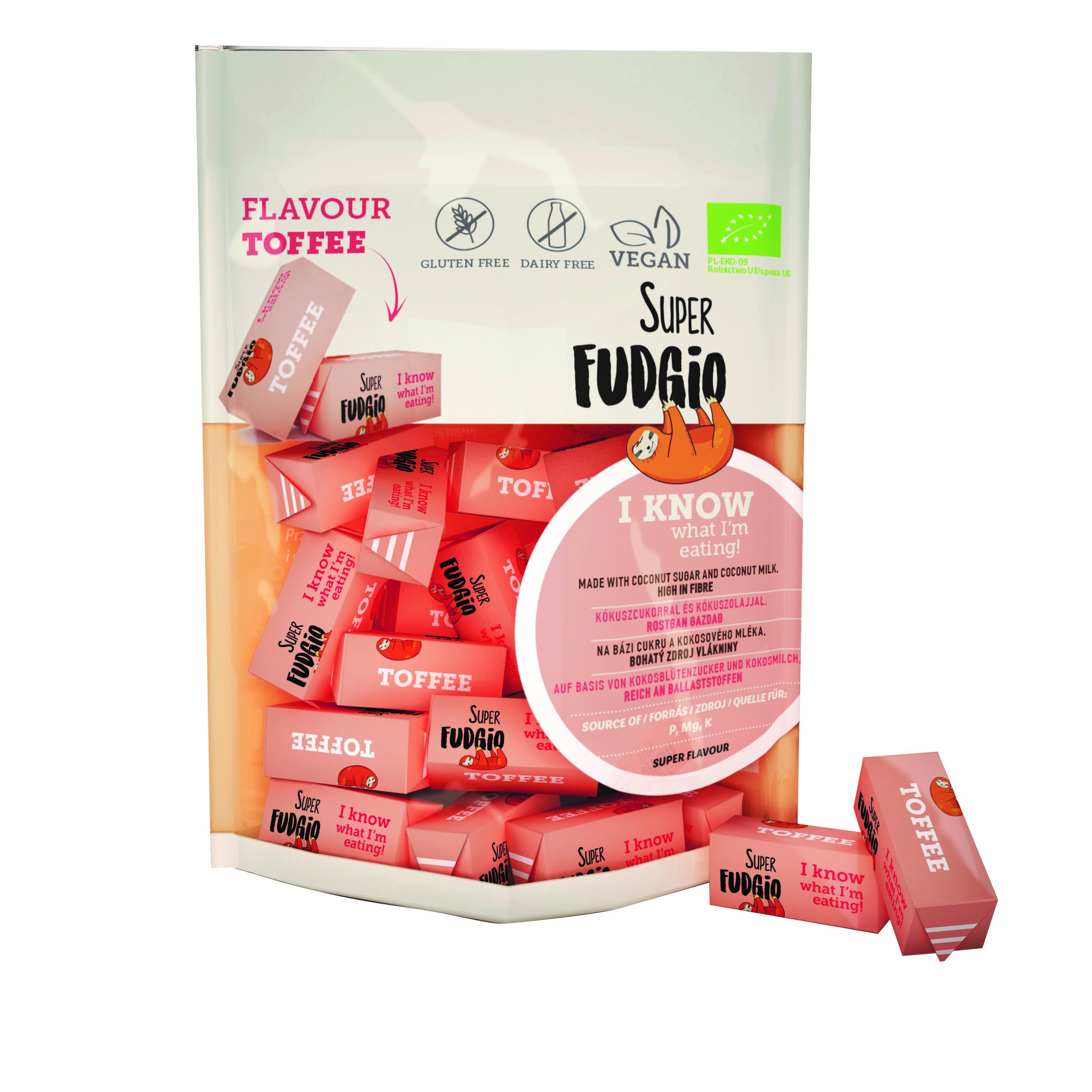 Karamely bezmléčné Super Fudgio Toffee 150g
