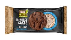 Rice UP! Brown Rice Cakes with Belgian Milk chocolate 90g