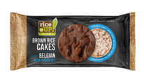 Rice UP! Brown Rice Cakes with Belgian Milk chocolate 90g