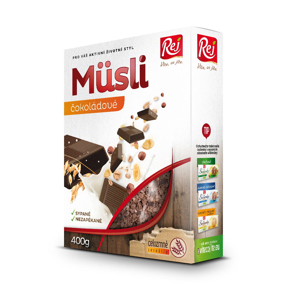 Müsli čokoládové 400g 