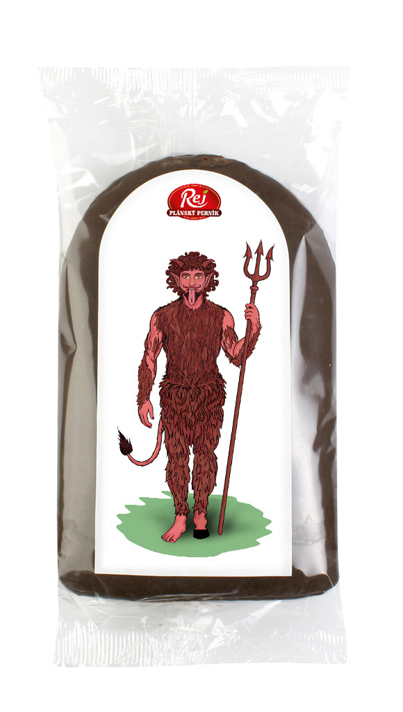 ČVP Perník Čert velký plněný 180g 01 label2025