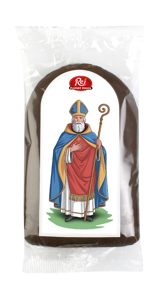 MVP Perník Mikuláš velký plněný 180 g 01 label2025