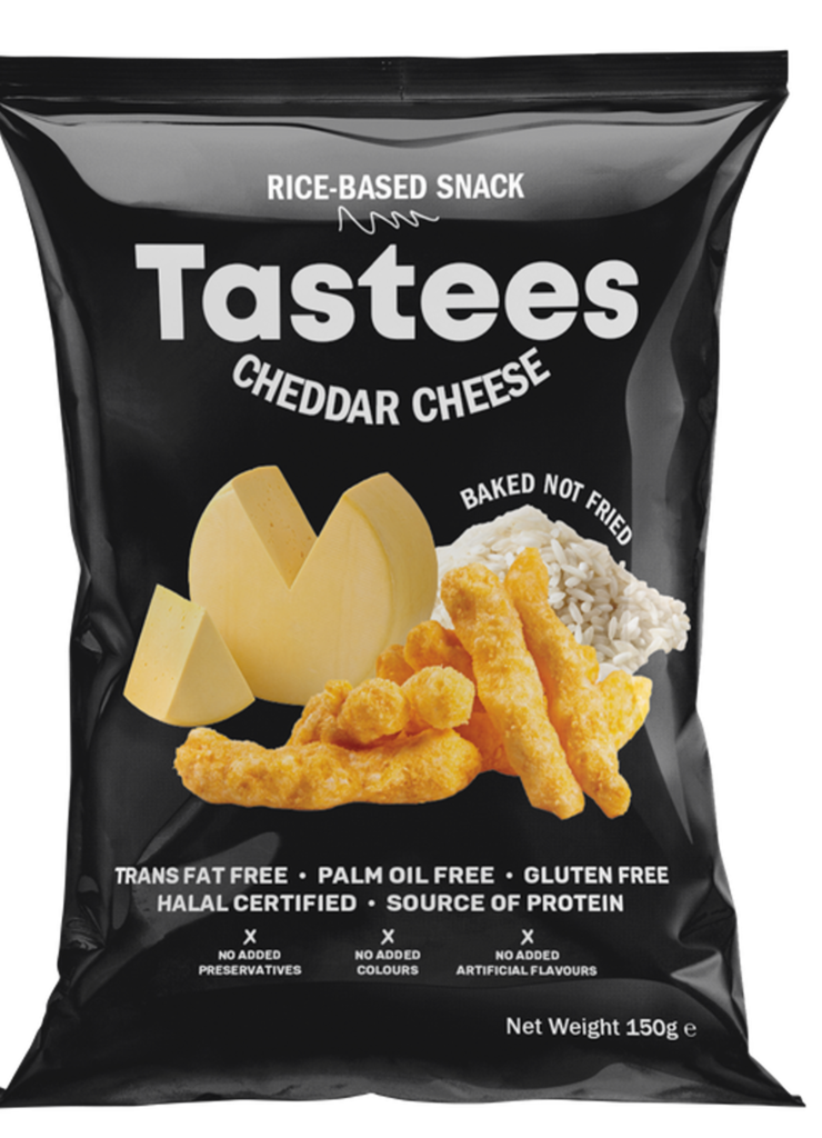 Tastees - rýžový snack se sýrem chedar 65 g